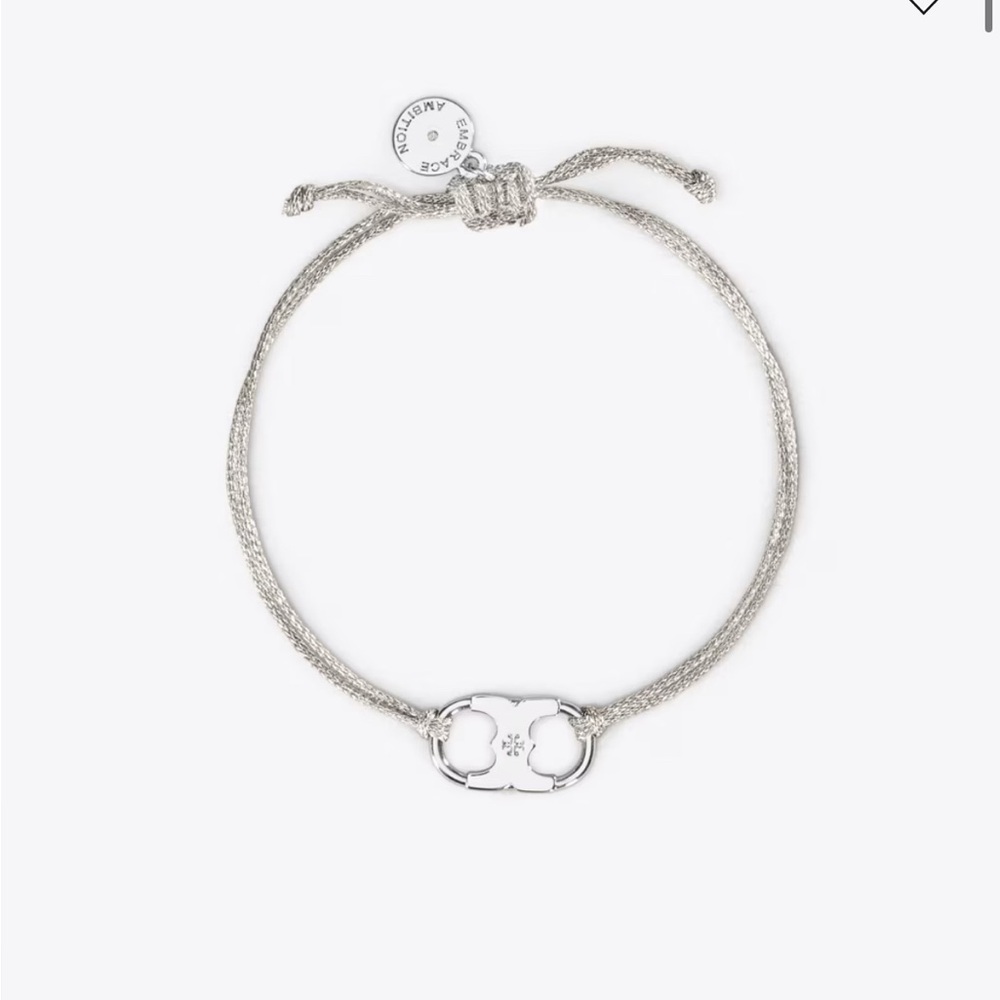 Tory Burch Silver Knot Bracelet